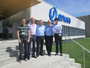 Visita de Javier Dies Consejero del Consejo de Seguridad Nuclear a la fábrica de elementos combustibles de ENUSA